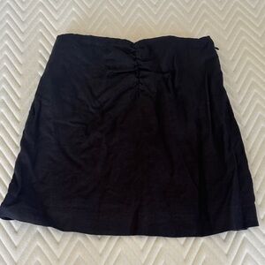 & Other Stories Black Mini Skirt